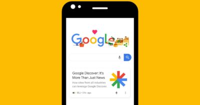 فید Discover به صفحه اصلی موتور جستجوی گوگل می‌آید