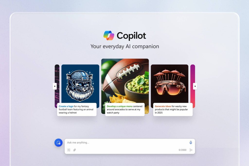 دستیار هوش مصنوعی Copilot بازطراحی شد