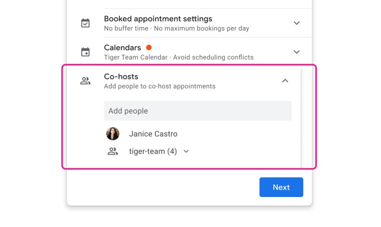 برنامه Google Calendar 